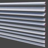 set of decorative wall moldings 60-69