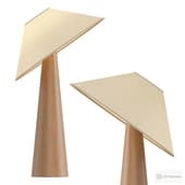 Lampe de table en bois Tilt Hat
