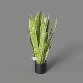 artificial plant sansevieria bush 80 cm (2)