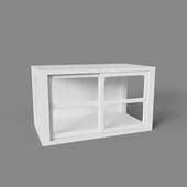 large low cabinet, art. 330, 700x407nx390, white