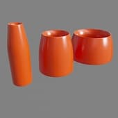 Spun Vase Trio