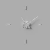puntos suspensivos wall clock 4 chrome