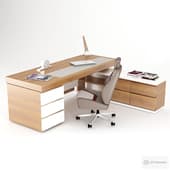 office desk of the head (office table)