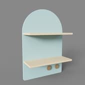 archie's shelf-1 greenish plywood