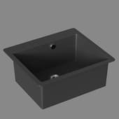 hofmann ss5750bk hf kitchen sink