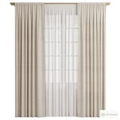 curtains 159/ light herringbone curtains