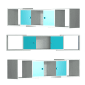 shelf - "tandem concrete sv-turquoise"