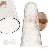 Conical Glass Wall Lamp
