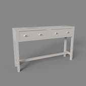 small double shelf with drawer, art. 617+661, 1400x204nx310, beige