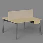flex bench for two workstations 1