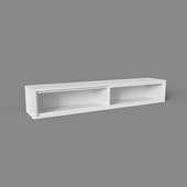 wide tv shelf, art. 375 w, 2000x330nx390, white