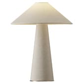 Large Ilena table lamp made of linen