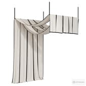 Draped canopy for bedroom 05