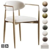 bradley chair with armrests | bradley chair with armrests by dantone home