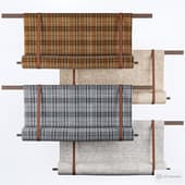 roller blind with garters