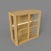 small cabinet with led backlight, art. 310 led, 700 x 725h x 310