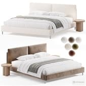 coverty bed by divan.ru || coverty 160 boucle beige bed