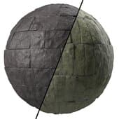 D332 Stone wall Materials | Sbsar Seamless PBR 4k