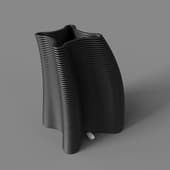 vase cometa black