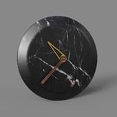 bari m sahara noir wall clock