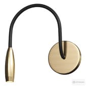 Axyaa Adjustable Copper LED Wall Light