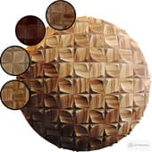 Wooden 3D Panel 02 M-N-O-P | PBR | 4K