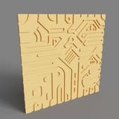 ex-machina 3d panel from "artpole"