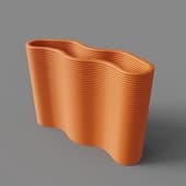 the chayka orange vase