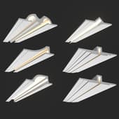 a set of profiles for concealed led lighting 6-11