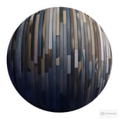 Striped Wood + Light Panels L / PBR 4K / 2 Mats