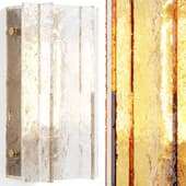 RH Lattice Clear Glass Sconce