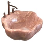 pink marble washbasin