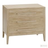 French Contemporary Closed Nightstand