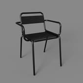 the arc m chair is black