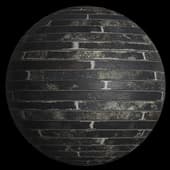 BricksRomanBlackMulti001 4K