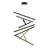 led pendant lamp line cascad 9x750mm