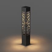 forest grid landscape led lamp