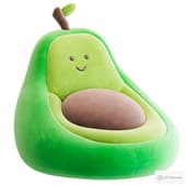 Cute Avocado Lounge Chair Cozy Playful Plush Seating
