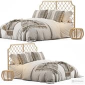 Arudin Rattan Bed