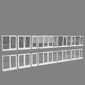 Modern plastic window
