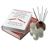 Decorative book set with candles