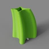 cometa light green vase