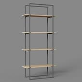 loft-style walker shelving
