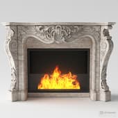 classic fireplace