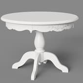 classic style sliding table (diameter 105 cm)