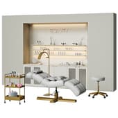 Beauty salon with couch and accessories \ Figuratti P01