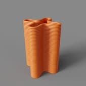the summ vase is orange