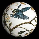 hummingbird tapestry fabric