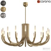 Rousseau Oval Chandelier