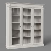 three-door library cabinet in classic style